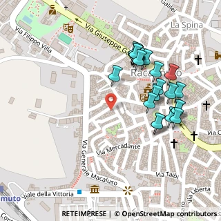 Mappa Via Celso, 92020 Racalmuto AG, Italia (0.125)