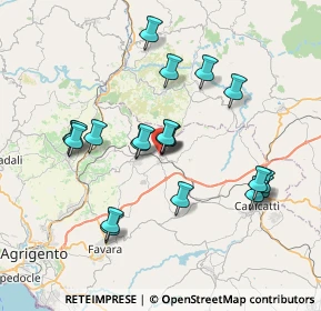 Mappa Via Celso, 92020 Racalmuto AG, Italia (7.7985)