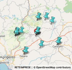 Mappa Via Celso, 92020 Racalmuto AG, Italia (7.62)