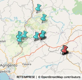 Mappa Via Celso, 92020 Racalmuto AG, Italia (8.188)