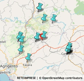 Mappa Via Celso, 92020 Racalmuto AG, Italia (9.5715)