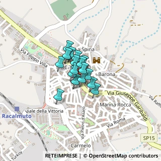 Mappa Piazza Francesco Crispi, 92020 Racalmuto AG, Italia (0.115)