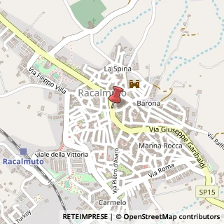 Mappa Via Garibaldi, 188, 92020 Racalmuto, Agrigento (Sicilia)