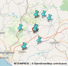 Mappa Via Sacerdote Romano, 92020 Racalmuto AG, Italia (5.90083)