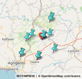 Mappa SP15, 92020 Grotte AG, Italia (6.31462)