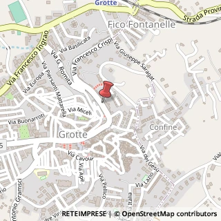 Mappa Via Francesco Crispi, 2, 92020 Grotte AG, Italia, 92020 Grotte, Agrigento (Sicilia)