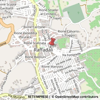 Mappa Via Salerno, 97, 92015 Raffadali, Agrigento (Sicilia)