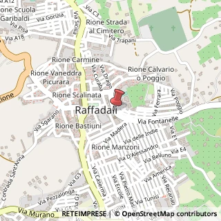 Mappa Via Fontanelle,  75, 92015 Raffadali, Agrigento (Sicilia)