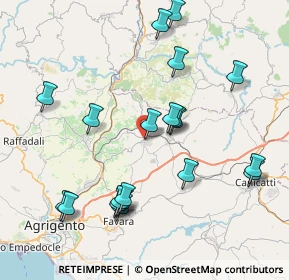 Mappa Via Pietro Nenni, 92020 Grotte AG, Italia (9.4625)