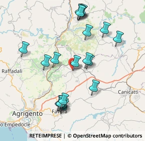 Mappa Via Pietro Nenni, 92020 Grotte AG, Italia (9.041)