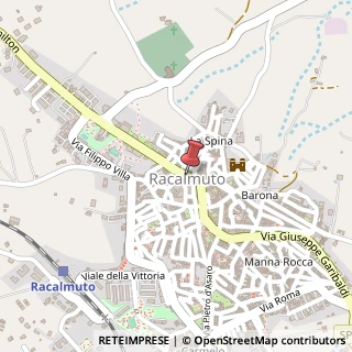 Mappa Via Garibaldi,  160, 92020 Racalmuto, Agrigento (Sicilia)
