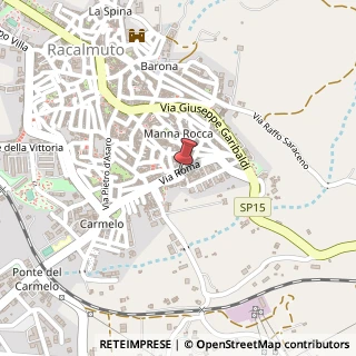 Mappa Via Roma, 118, 92020 Racalmuto, Agrigento (Sicilia)