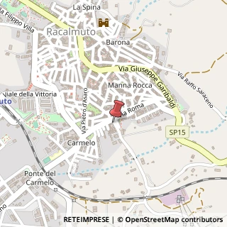 Mappa Via Anime Sante, 5, 92020 Racalmuto, Agrigento (Sicilia)