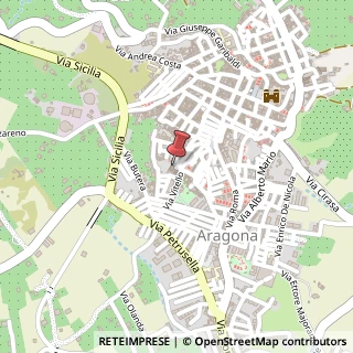Mappa Piazza Benedetto Cairoli, 1, 92021 Aragona, Agrigento (Sicilia)
