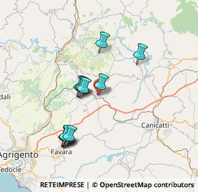 Mappa Via Concordia, 92020 Racalmuto AG, Italia (7.49692)