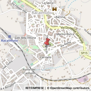 Mappa Via Sac. Romano, 21, 92020 Racalmuto, Agrigento (Sicilia)