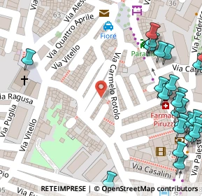 Mappa Via Carmelo Rotolo, 92021 Aragona AG, Italia (0.1)