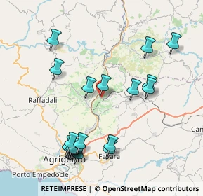 Mappa 92020 Comitini AG, Italia (9.829)