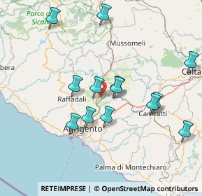 Mappa 92020 Comitini AG, Italia (16.63077)