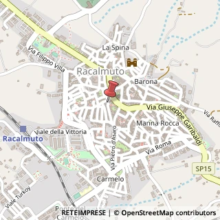 Mappa Piazza Sant'anna, 7, 92020 Racalmuto, Agrigento (Sicilia)