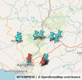 Mappa Area artigianale, 92020 Comitini AG, Italia (8.2875)