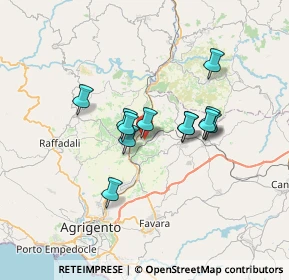 Mappa Area artigianale, 92020 Comitini AG, Italia (5.72833)