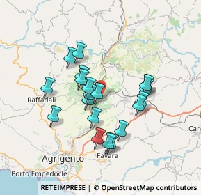 Mappa Area artigianale, 92020 Comitini AG, Italia (6.711)