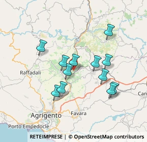 Mappa Area artigianale, 92020 Comitini AG, Italia (6.91917)