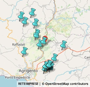Mappa Area artigianale, 92020 Comitini AG, Italia (9.008)