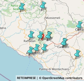 Mappa Area artigianale, 92020 Comitini AG, Italia (16.60308)