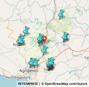 Mappa Via Vittorio Alfieri, 92020 Comitini AG, Italia (8.575)