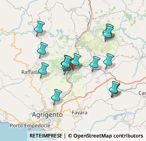 Mappa Via Vittorio Alfieri, 92020 Comitini AG, Italia (7.47733)