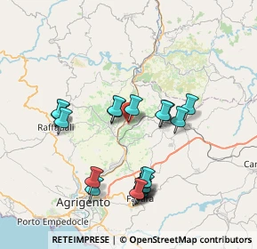 Mappa Via Vittorio Alfieri, 92020 Comitini AG, Italia (8.2455)