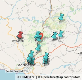 Mappa Via Vittorio Alfieri, 92020 Comitini AG, Italia (8.5285)