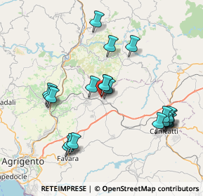 Mappa Via Filippo Villa, 92020 Racalmuto AG, Italia (8.893)