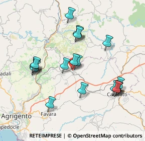 Mappa Via Filippo Villa, 92020 Racalmuto AG, Italia (8.58)