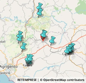 Mappa Cortile Salvo, 92020 Racalmuto AG, Italia (9.7535)