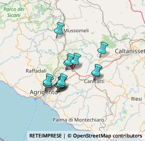 Mappa 92020 Racalmuto AG, Italia (11.54)