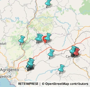 Mappa 92020 Racalmuto AG, Italia (10.344)