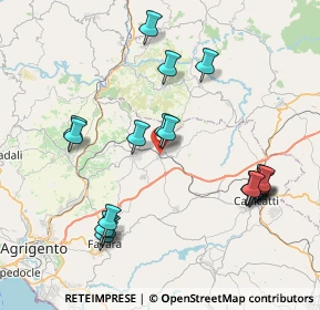 Mappa 92020 Racalmuto AG, Italia (9.604)