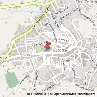Mappa Viale della Vittoria, 17, 92020 Grotte, Agrigento (Sicilia)