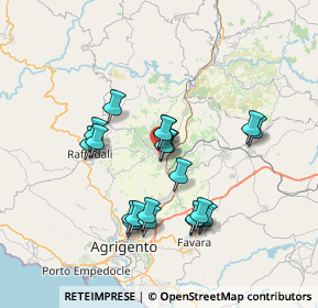 Mappa Via Alberto Mario, 92021 Aragona AG, Italia (7.186)