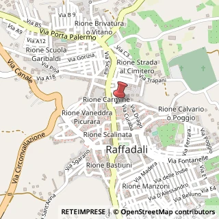 Mappa Via Sant'Antonino,  16, 92015 Raffadali, Agrigento (Sicilia)