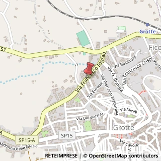 Mappa Via Francesco Ingrao, 92020 Grotte AG, Italia, 92020 Grotte, Agrigento (Sicilia)