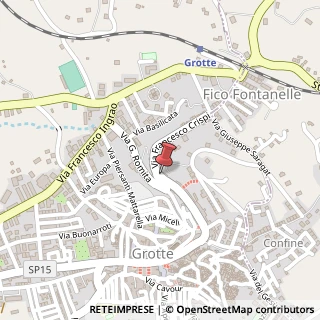 Mappa Via Francesco Crispi, 88, 92020 Grotte, Agrigento (Sicilia)