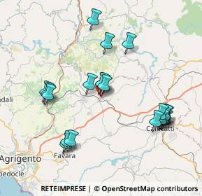 Mappa Via F. Burruano, 92020 Racalmuto AG, Italia (8.828)