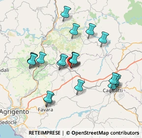 Mappa Via F. Burruano, 92020 Racalmuto AG, Italia (7.8045)