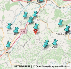 Mappa Strada Biancetti, 14055 Costigliole D'asti AT, Italia (10.1825)