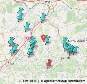 Mappa Strada Biancetti, 14055 Costigliole D'asti AT, Italia (9.044)