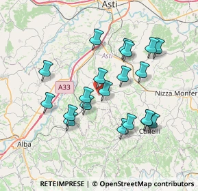 Mappa Strada Biancetti, 14055 Costigliole D'asti AT, Italia (6.859)